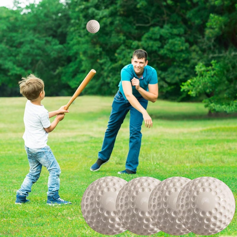 Forcebucket Baseballs 12 Pack Dimpled Baseballs, 9-Inch Pitching Machine Baseballs for Hand-Eye Coordination, Hitting and Fielding Practice - Image 5